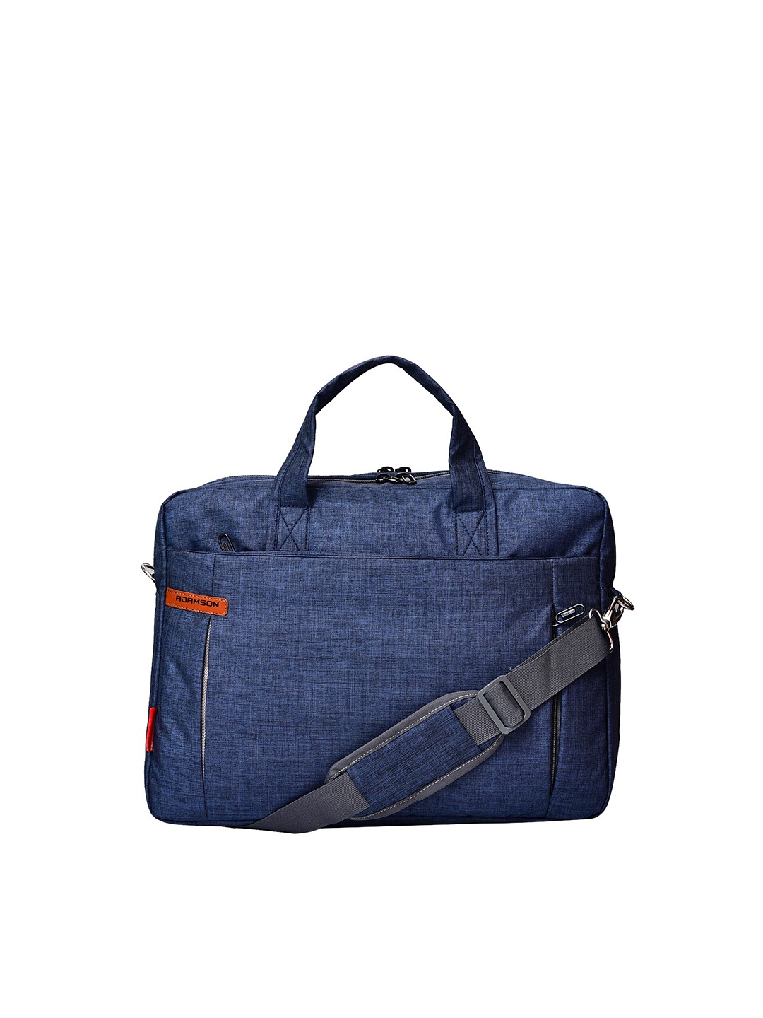 ADAMSON Men Blue Solid Laptop Bag
