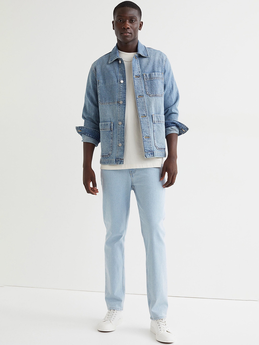 H&M Men Blue Slim Jeans