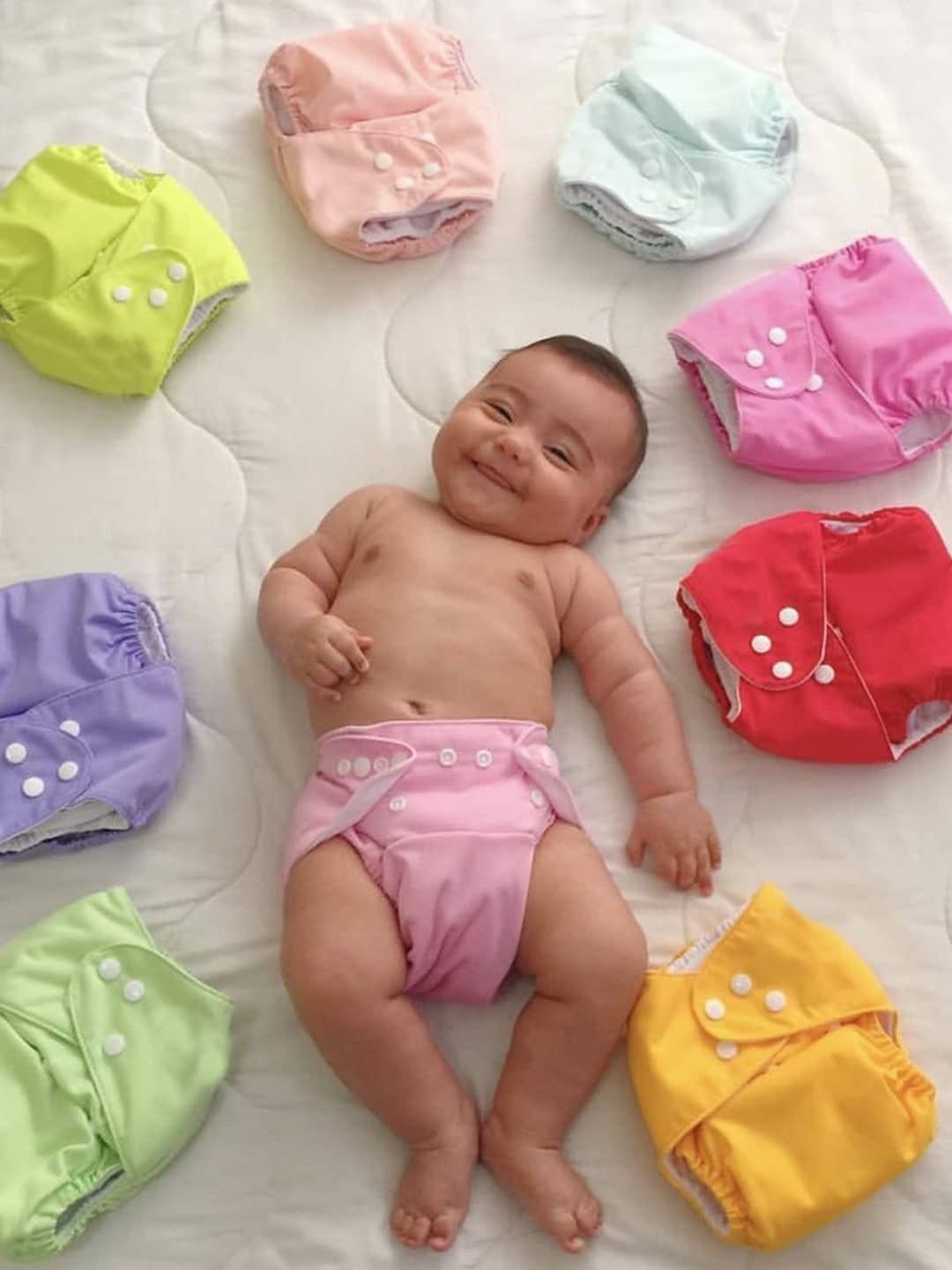 Moms Home Kids Multicolor Pack Of 2 Printed Reusable Cotton Pocket Diapers With 2 Inserts, Multi
Moms Home Kids Multicolor Pack Of 2 Printed Reusable Cotton Pocket Diapers With 2 Inserts, Multi