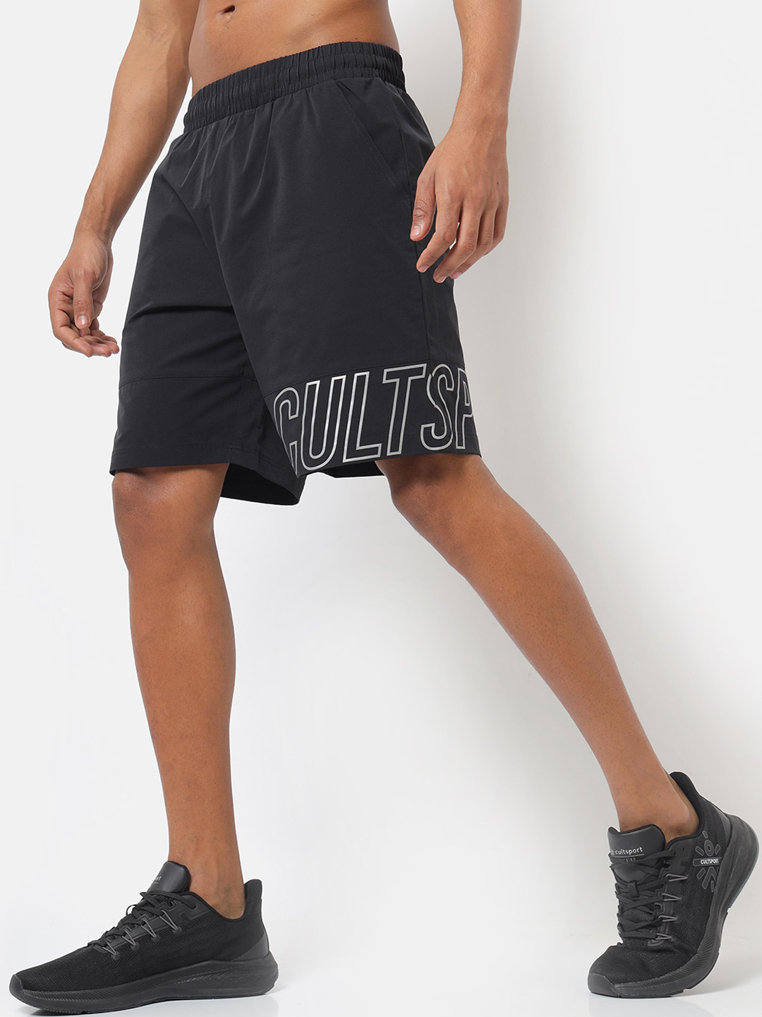 Cultsport Men Black Typography Training or Gym Sports Shorts
Cultsport Men Black Typography Training or Gym Sports Shorts