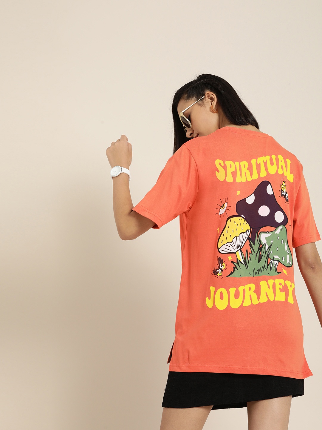 Difference of Opinion Orange & Yellow Back Graphic Print Oversized Longline Cotton T-shirt
Difference of Opinion Orange & Yellow Back Graphic Print Oversized Longline Cotton T-shirt