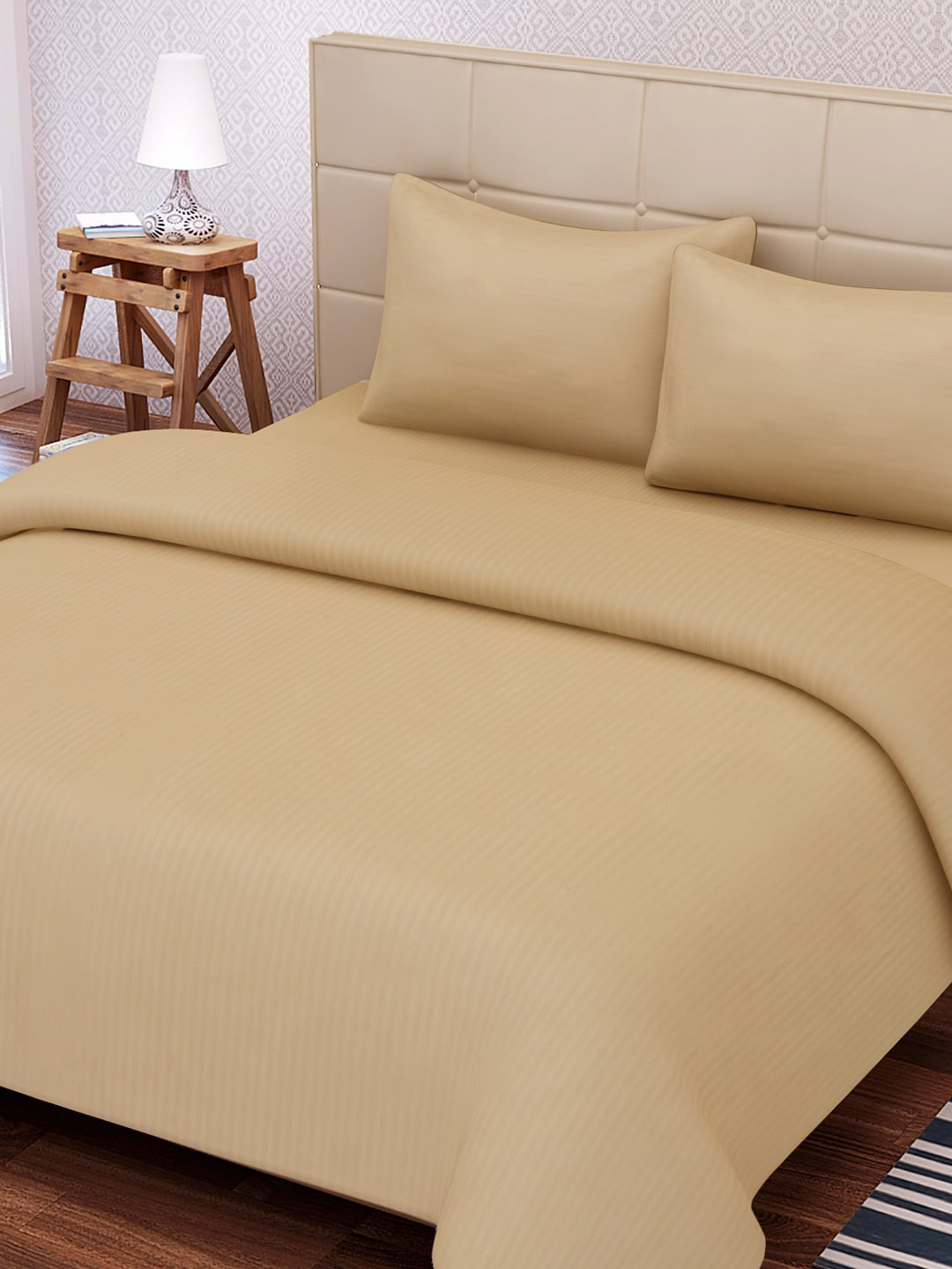 SEJ by Nisha Gupta Beige 220 TC Fine Cotton Queen Bedsheet with 2 Pillow Covers
SEJ by Nisha Gupta Beige 220 TC Fine Cotton Queen Bedsheet with 2 Pillow Covers