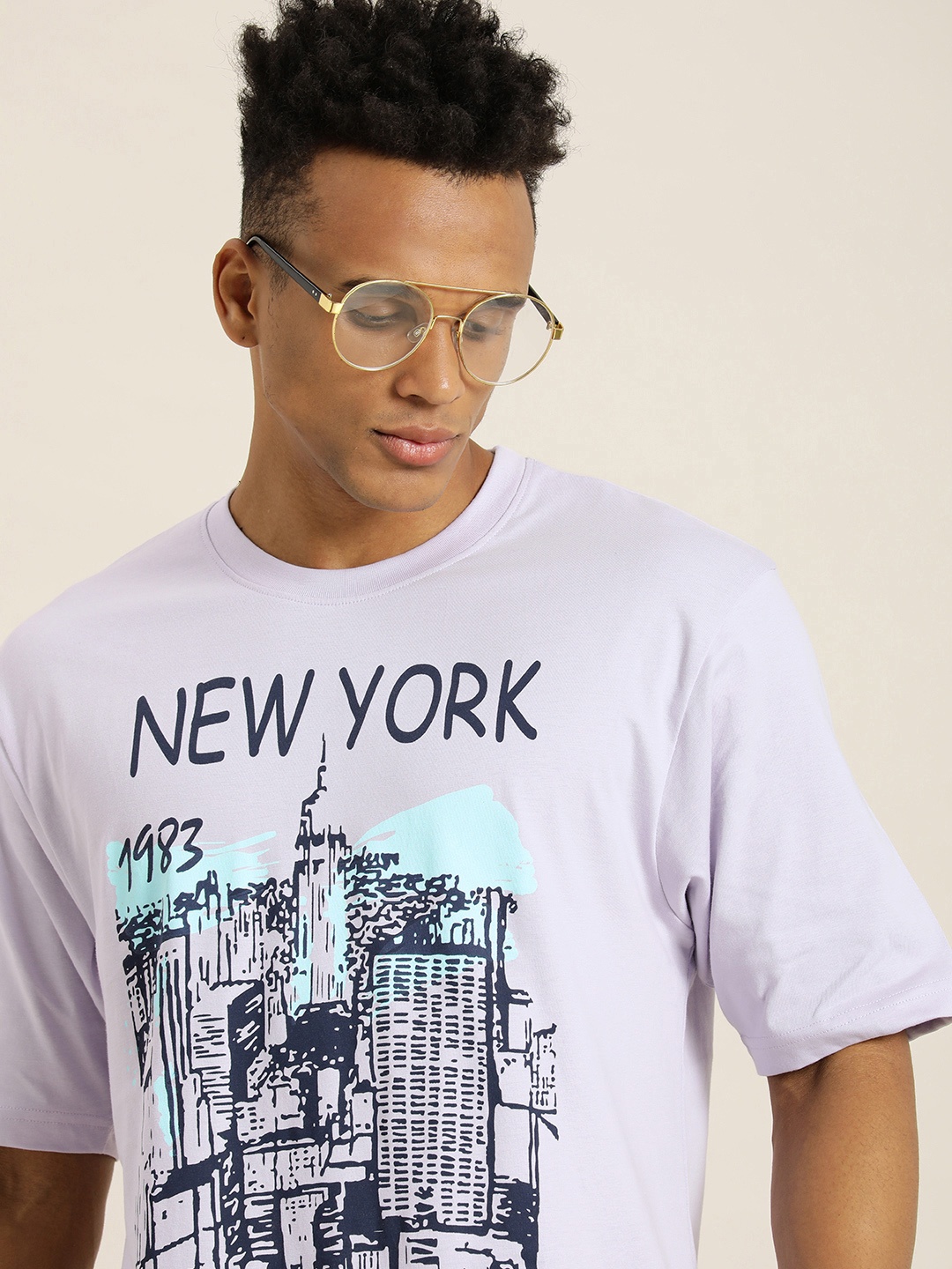 Difference of Opinion Men Lavender Conversational Printed Pure Cotton Oversized T-Shirt
Difference of Opinion Men Lavender Conversational Printed Pure Cotton Oversized T-Shirt