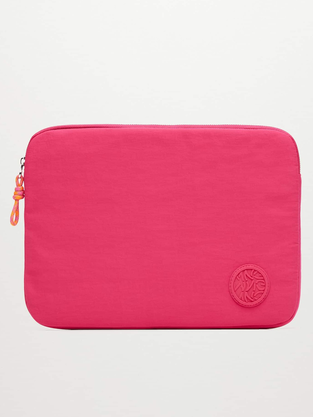 MANGO Women Fuchsia Pink Solid Laptop Sleeve