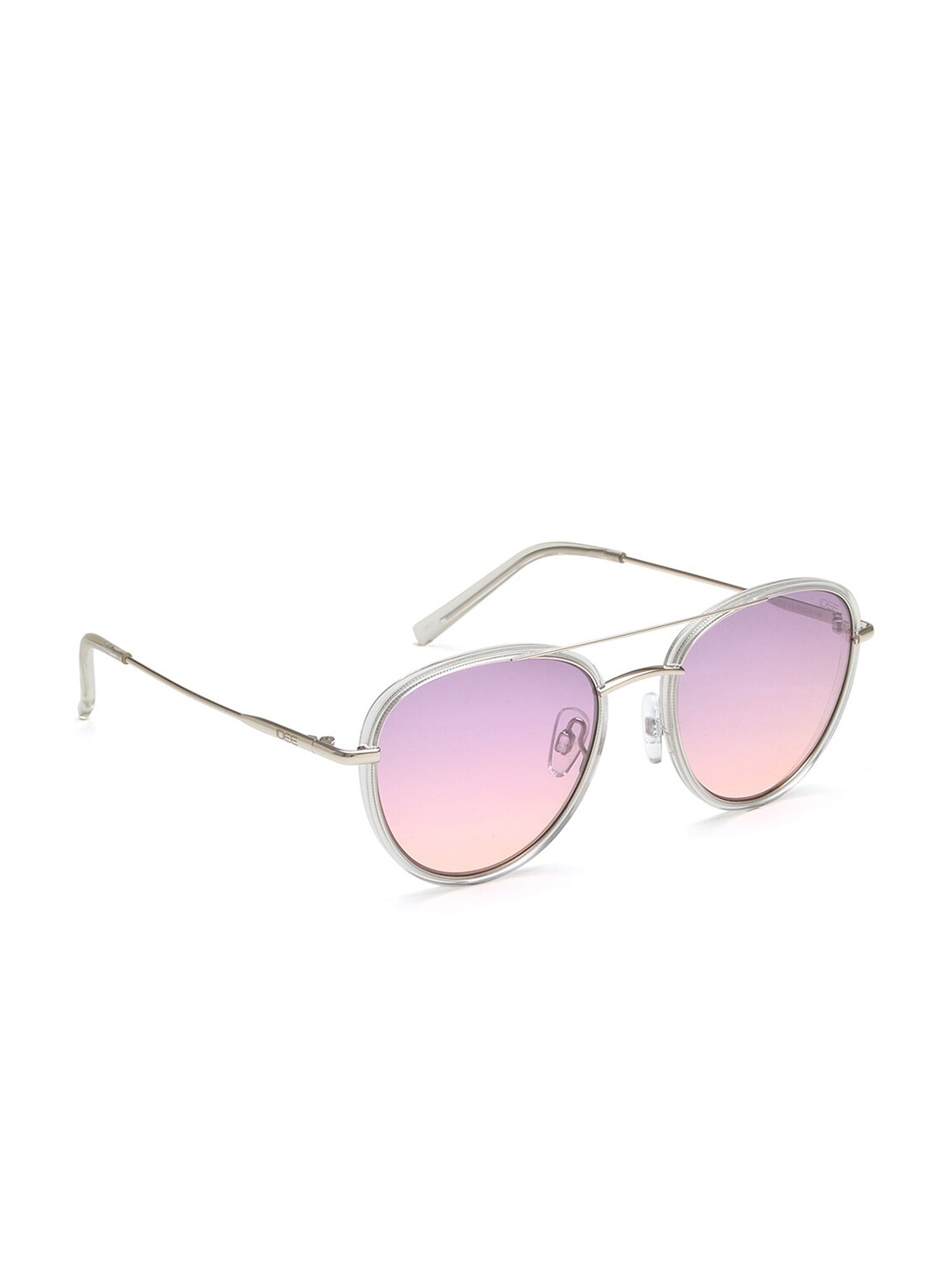 IDEE Women Pink Lens & Silver-Toned Oval Sunglasses with UV Protected Lens IDS2772C3SG
IDEE Women Pink Lens & Silver-Toned Oval Sunglasses with UV Protected Lens IDS2772C3SG