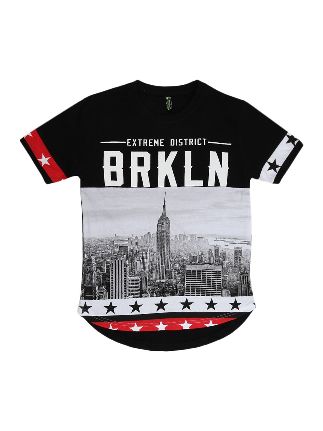 V-Mart Boys Black Printed Running T-shirt
V-Mart Boys Black Printed Running T-shirt