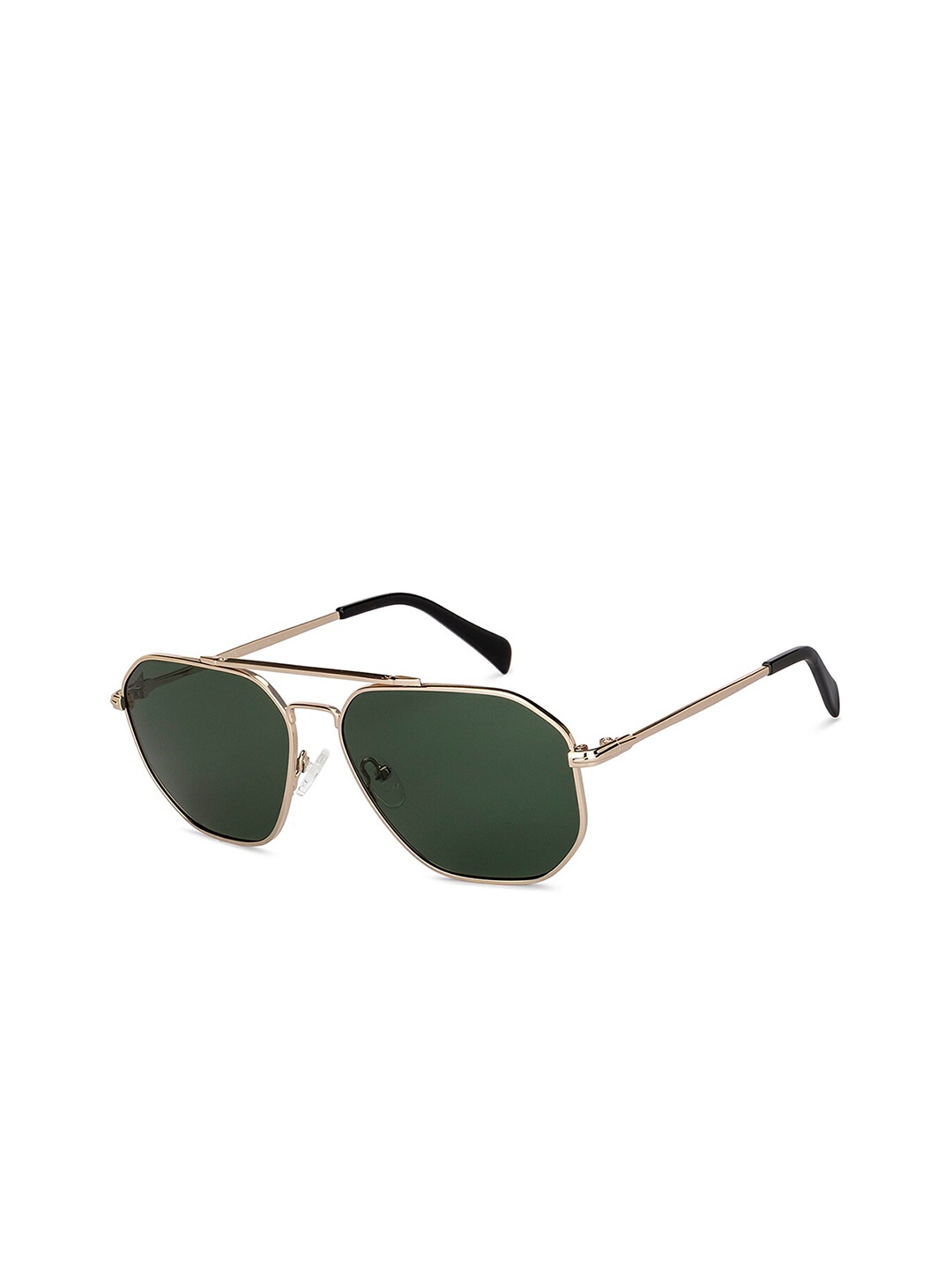 Vincent Chase by Lenskart Green Lens & Gold-Toned Aviator Sunglasses with UV Protected Lens 151277
Vincent Chase by Lenskart Green Lens & Gold-Toned Aviator Sunglasses with UV Protected Lens 151277