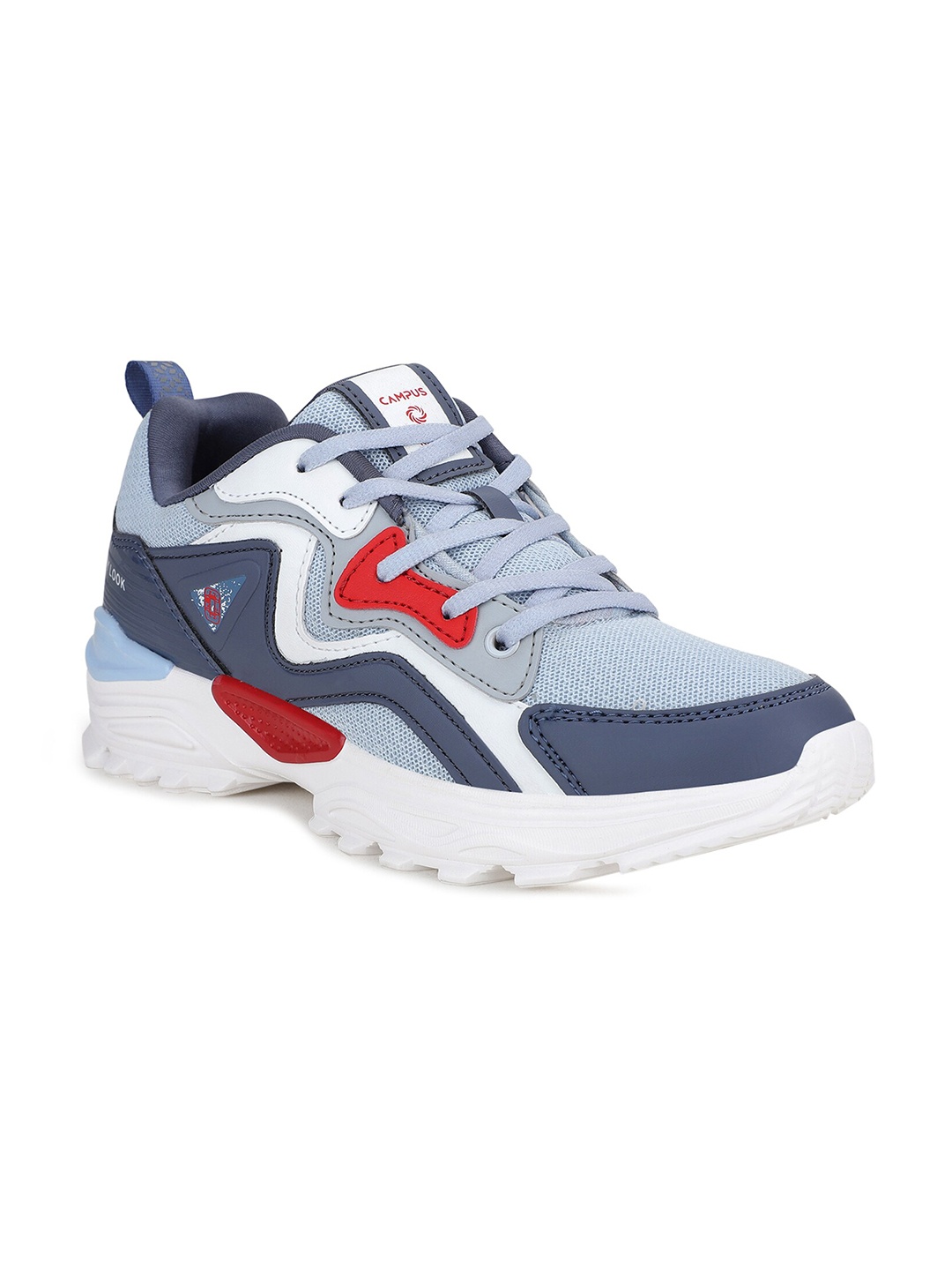 Campus Women Blue Mesh Running Shoes