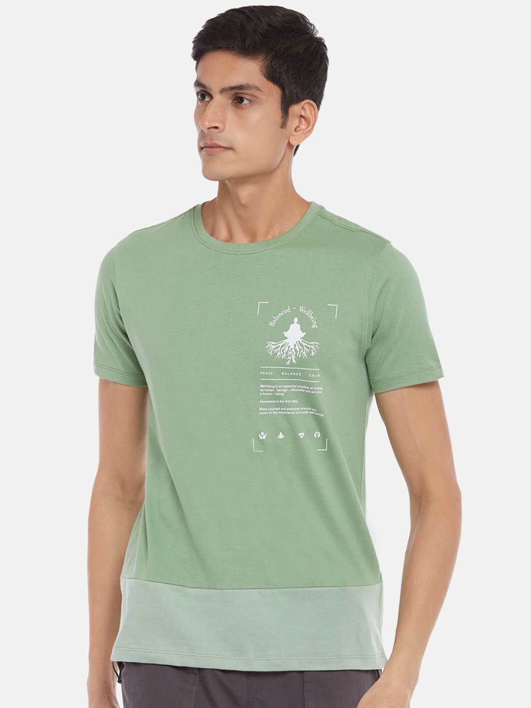 Urban Ranger by pantaloons Men Green Typography Printed Cotton Slim Fit Running T-shirt
Urban Ranger by pantaloons Men Green Typography Printed Cotton Slim Fit Running T-shirt