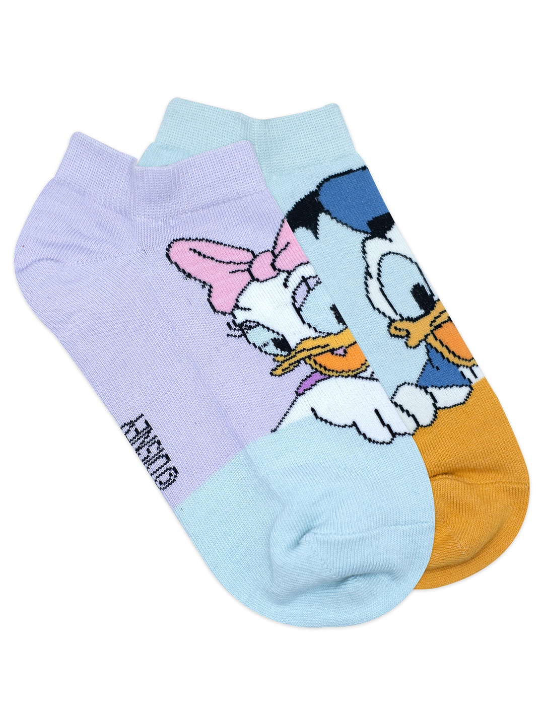 Balenzia x Disney Women Blue & Pink Disney Donald & Daisy Pack of 2 Ankle Length Socks
Balenzia x Disney Women Blue & Pink Disney Donald & Daisy Pack of 2 Ankle Length Socks