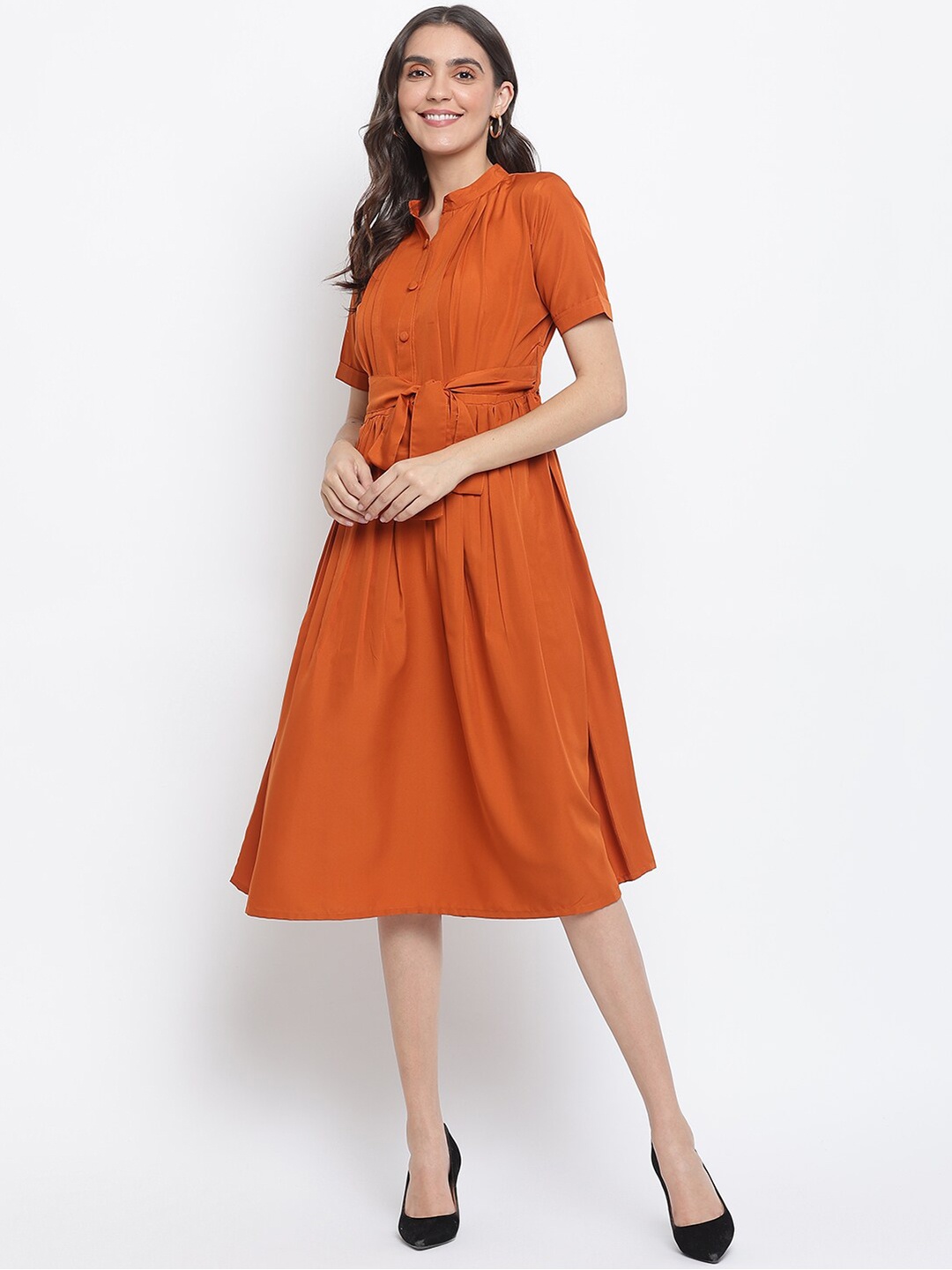 Lagashi Orange Dress