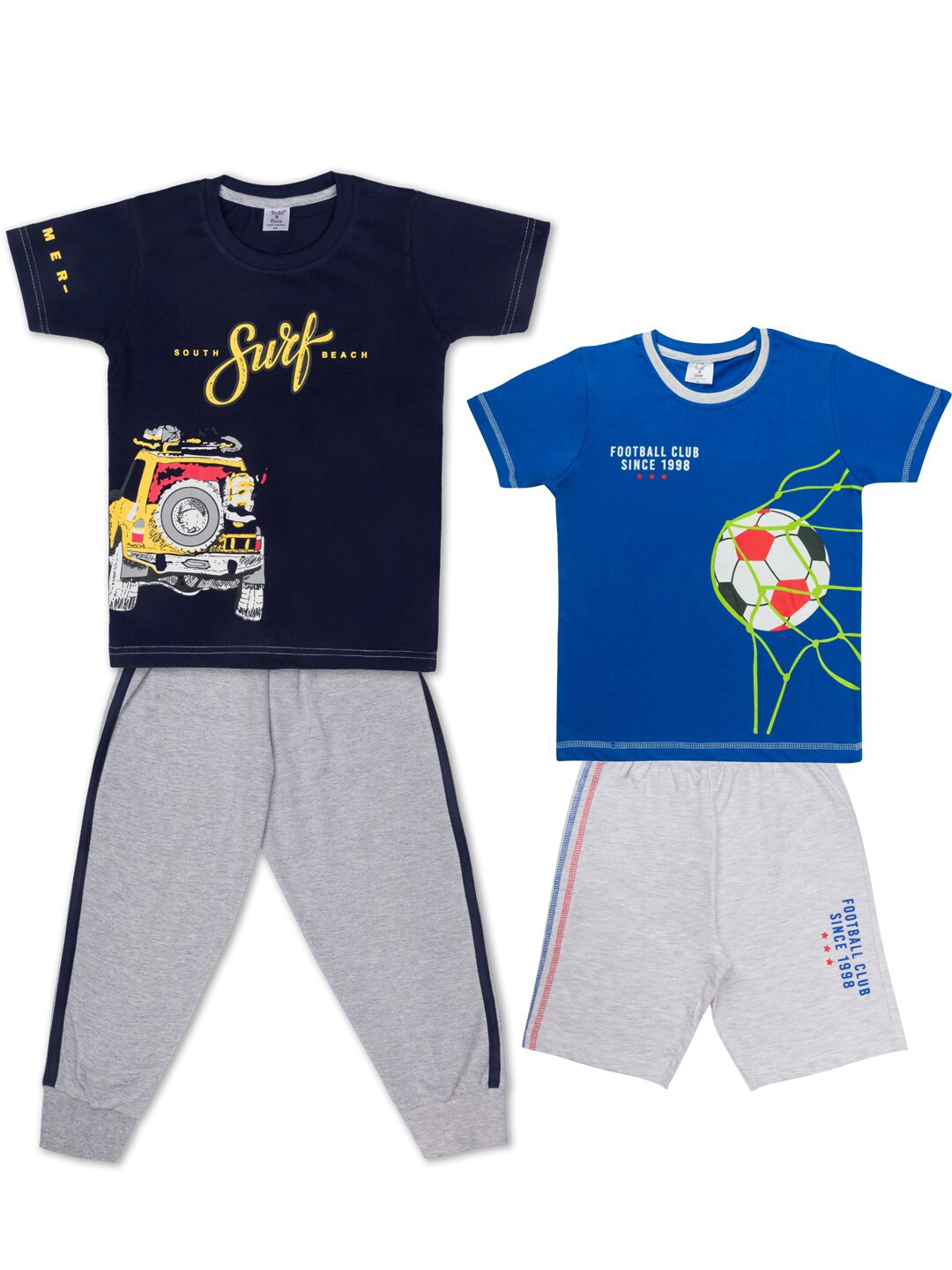 Todd N Teen Boys Pack of 2 Printed Pure Cotton T-shirt with Trousers, Navy blue
Todd N Teen Boys Pack of 2 Printed Pure Cotton T-shirt with Trousers, Navy blue
