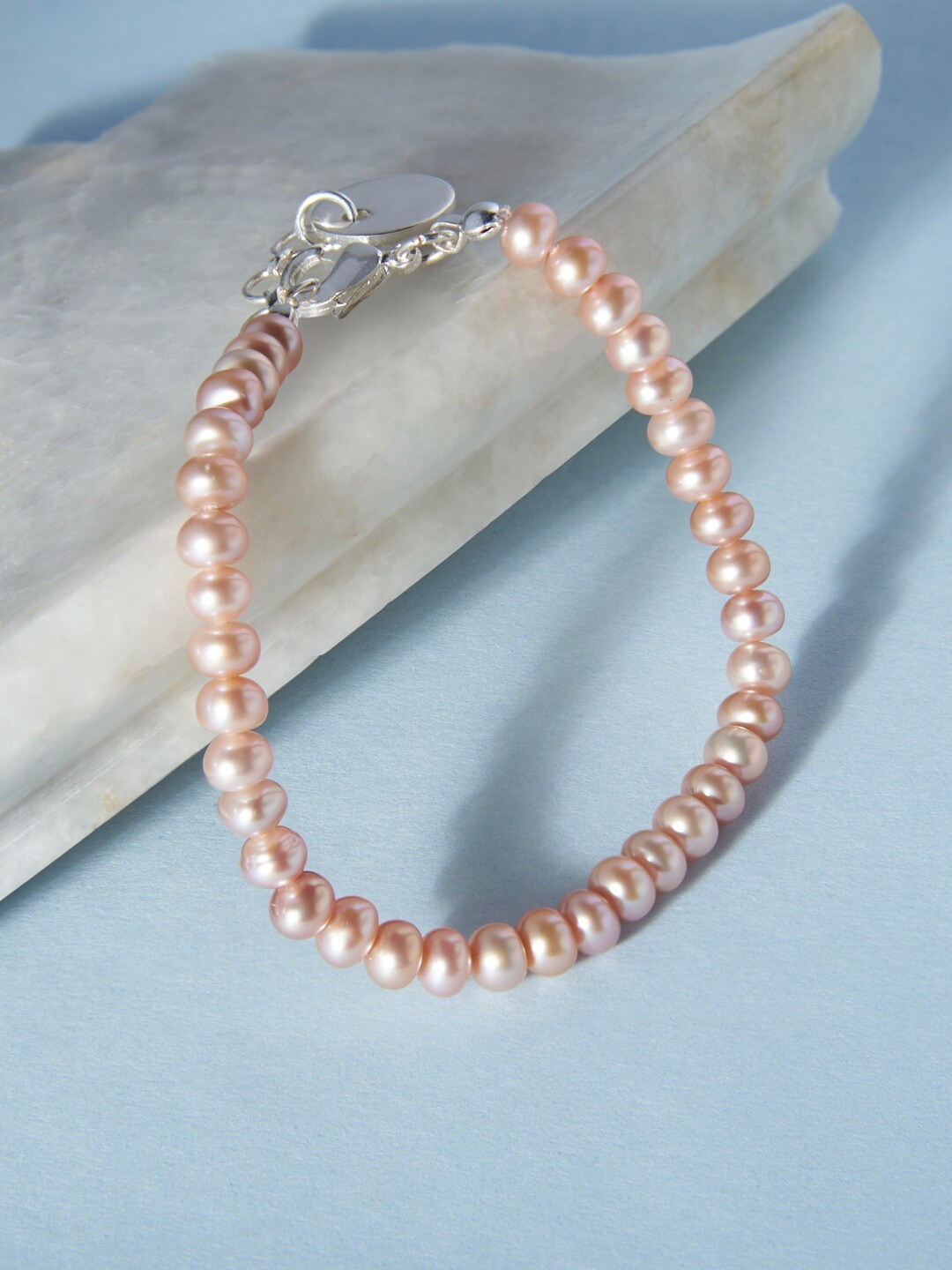 Zaveri Pearls Freshwater Natural Lavender Brass Pearls Silver-Plated Wraparound Bracelet
Zaveri Pearls Freshwater Natural Lavender Brass Pearls Silver-Plated Wraparound Bracelet