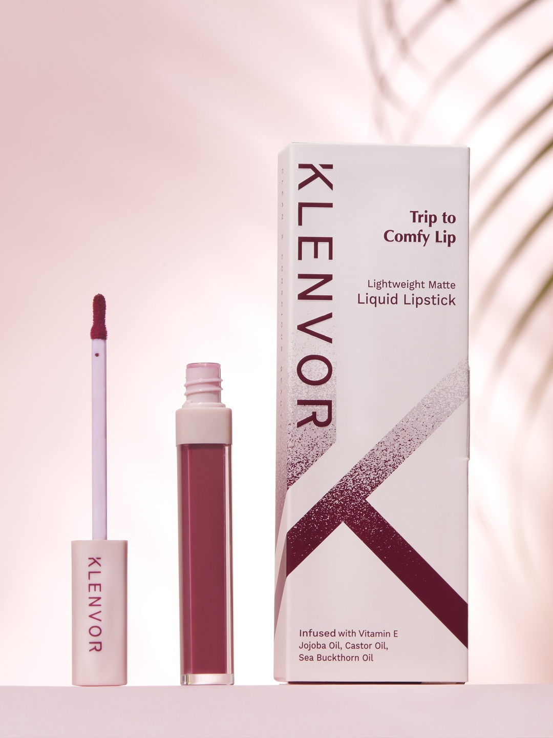 KLENVOR Trip To Comfy Lip Non-Drying, No Transfer, Vegan Liquid Lipstick - Compliment 03, Pink
KLENVOR Trip To Comfy Lip Non-Drying, No Transfer, Vegan Liquid Lipstick - Compliment 03, Pink