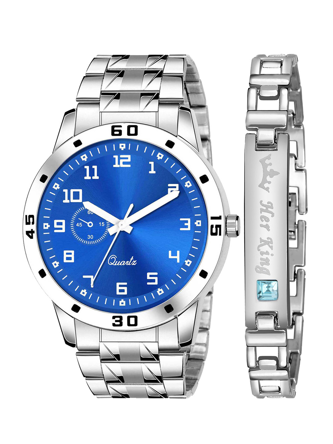 ZANQUES Men Brass Dial & Stainless Steel Bracelet Style Straps Analogue Watch KJR_15_J064, Blue
ZANQUES Men Brass Dial & Stainless Steel Bracelet Style Straps Analogue Watch KJR_15_J064, Blue