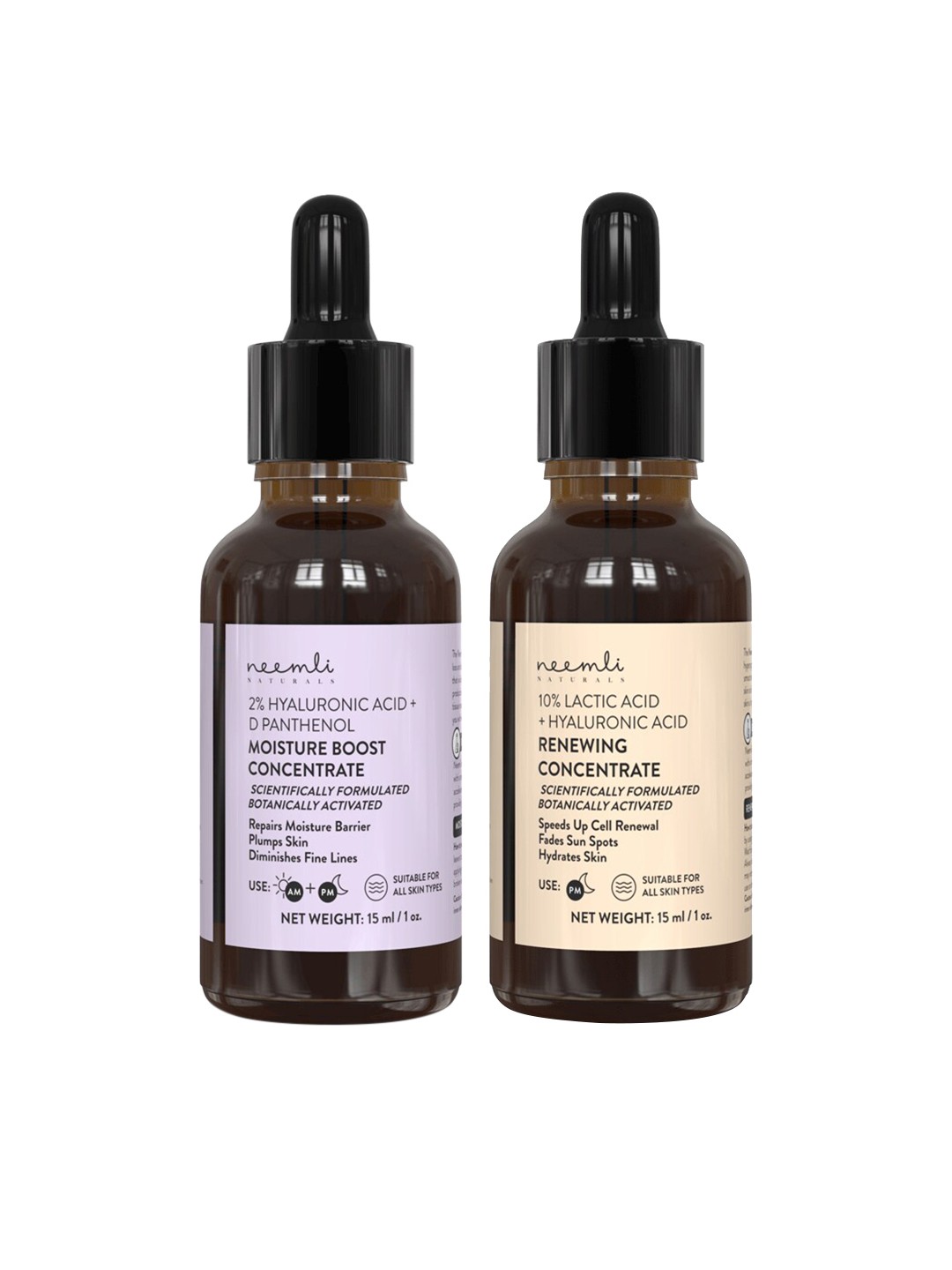 Neemli Naturals Hyaluronic Acid Moisture Boost - 10% Lactic Acid Renewing Face Serum, Purple
Neemli Naturals Hyaluronic Acid Moisture Boost - 10% Lactic Acid Renewing Face Serum, Purple