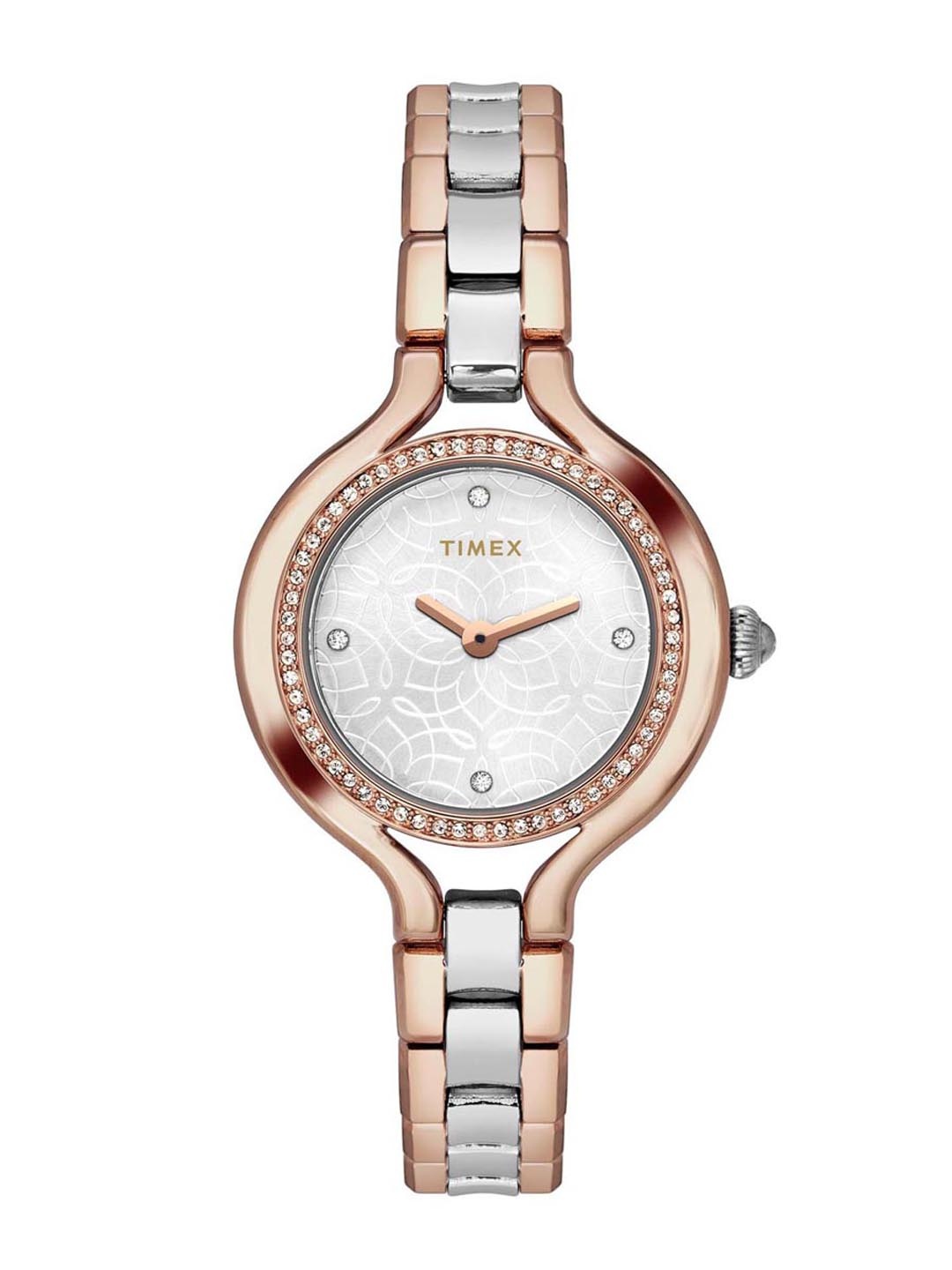 Timex Women Brass Dial & Bracelet Style Straps Analogue Watch TWEL14008, Silver
Timex Women Brass Dial & Bracelet Style Straps Analogue Watch TWEL14008, Silver