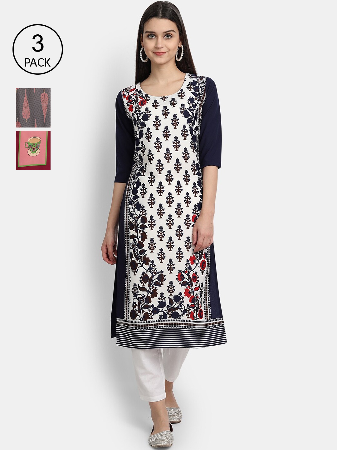 Ethnic basket Women Multicoloured Ethnic Motifs Embroidered Flared Sleeves Thread Work Crepe Kurta, Multi
Ethnic basket Women Multicoloured Ethnic Motifs Embroidered Flared Sleeves Thread Work Crepe Kurta, Multi