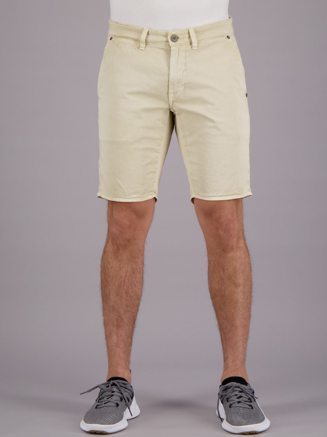 FREESOUL Men Beige Shorts