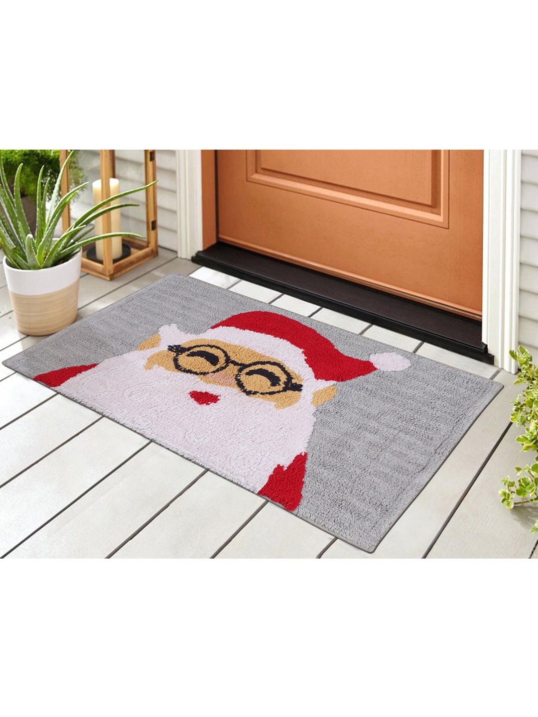 SHADES of LIFE Grey Printed Doormats