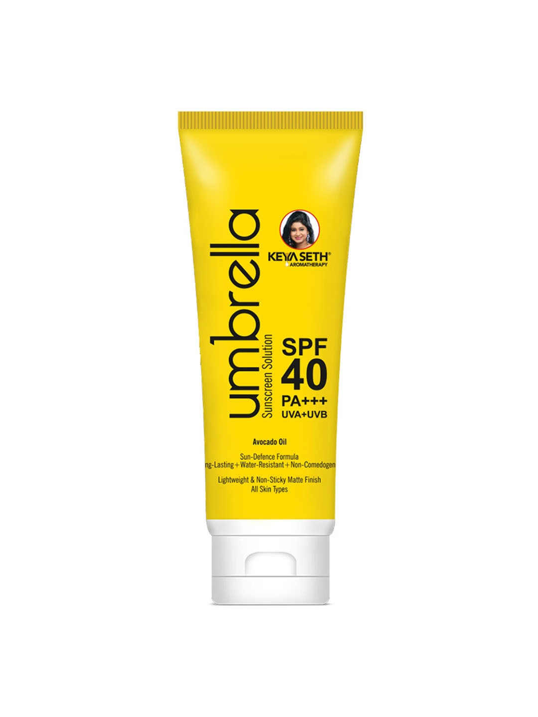 KEYA SETH Umbrella Sunscreen Solution for All Skin Types with SPF 40 - 100 ml, Yellow
KEYA SETH Umbrella Sunscreen Solution for All Skin Types with SPF 40 - 100 ml, Yellow