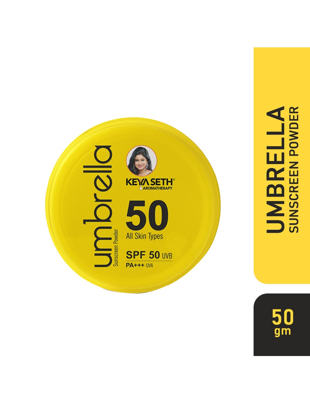KEYA SETH Umbrella Sunscreen Powder with SPF 50 for All Skin Types - 50 g, Yellow
KEYA SETH Umbrella Sunscreen Powder with SPF 50 for All Skin Types - 50 g, Yellow