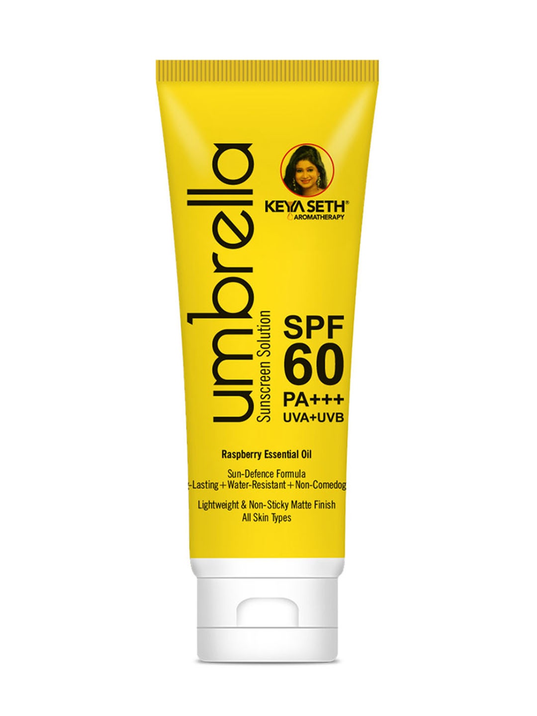 KEYA SETH Umbrella Sunscreen Solution for All Skin Types with SPF 60 - 100 ml, Yellow
KEYA SETH Umbrella Sunscreen Solution for All Skin Types with SPF 60 - 100 ml, Yellow