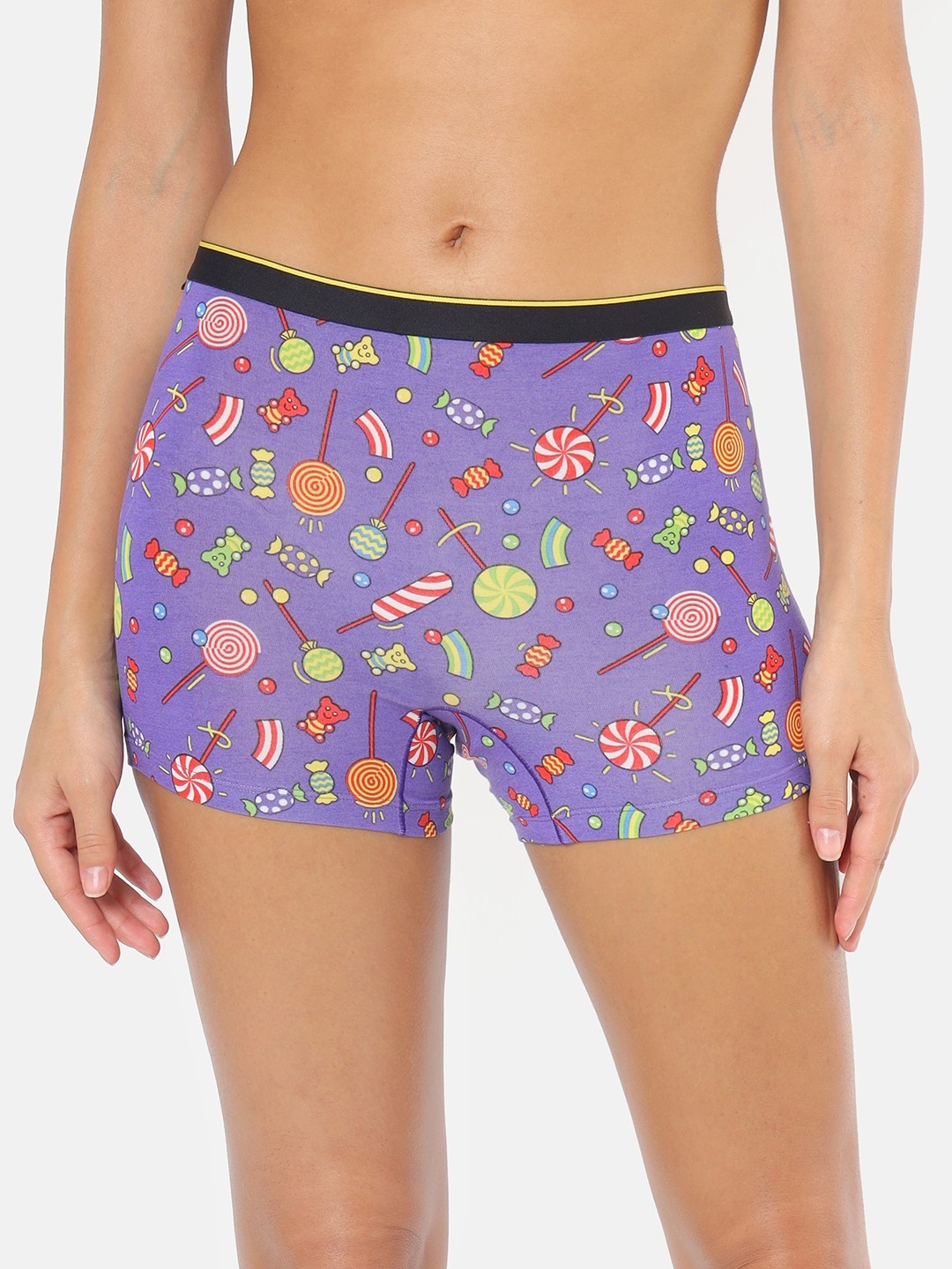 bummer Women Purple & Red Micro Modal Sugar Rush Printed Mid-Rise Boy Shorts
bummer Women Purple & Red Micro Modal Sugar Rush Printed Mid-Rise Boy Shorts