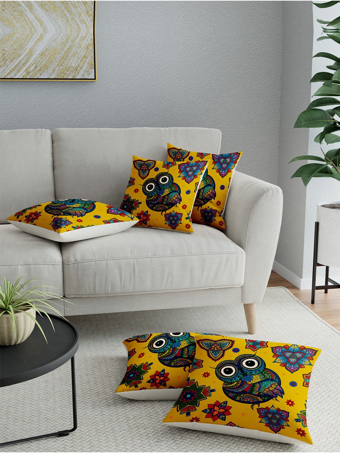 LA VERNE Assorted Set of 5 Ethnic Motifs Digital Print Cotton Canvas Square Cushion Covers
LA VERNE Assorted Set of 5 Ethnic Motifs Digital Print Cotton Canvas Square Cushion Covers