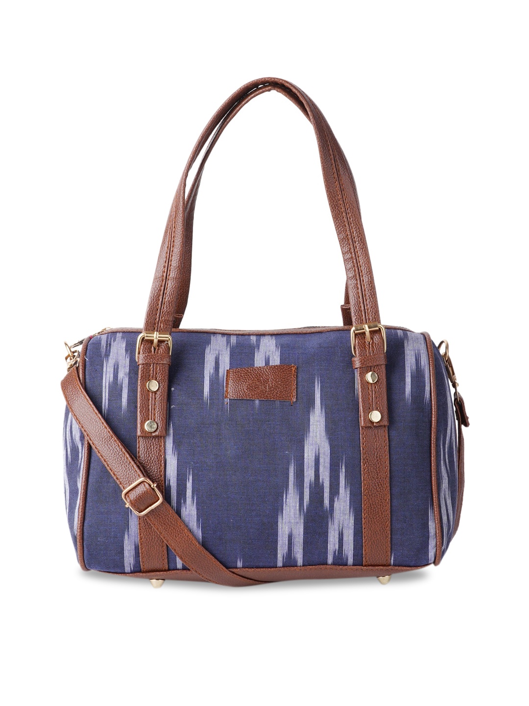 Style SHOES Blue Printed Shoulder Bag