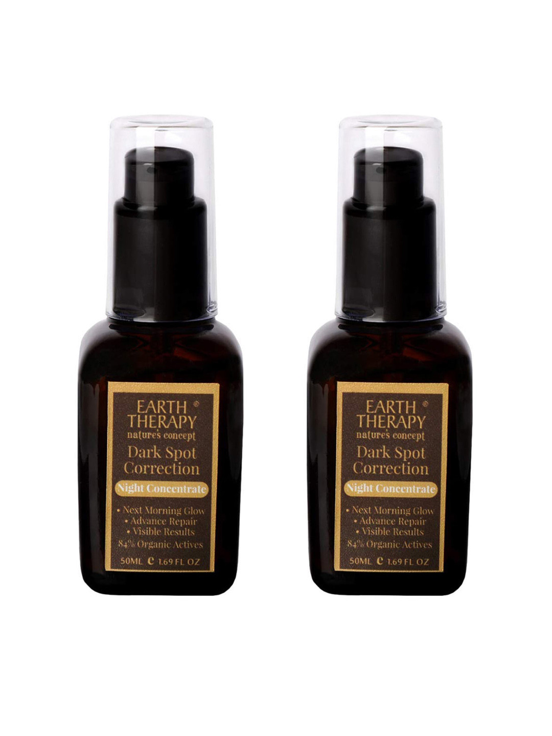 EARTH THERAPY Set of 2 Dark Spot Correction Luxury Collection Night Serum 50 ml each, Brown 
EARTH THERAPY Set of 2 Dark Spot Correction Luxury Collection Night Serum 50 ml each, Brown
