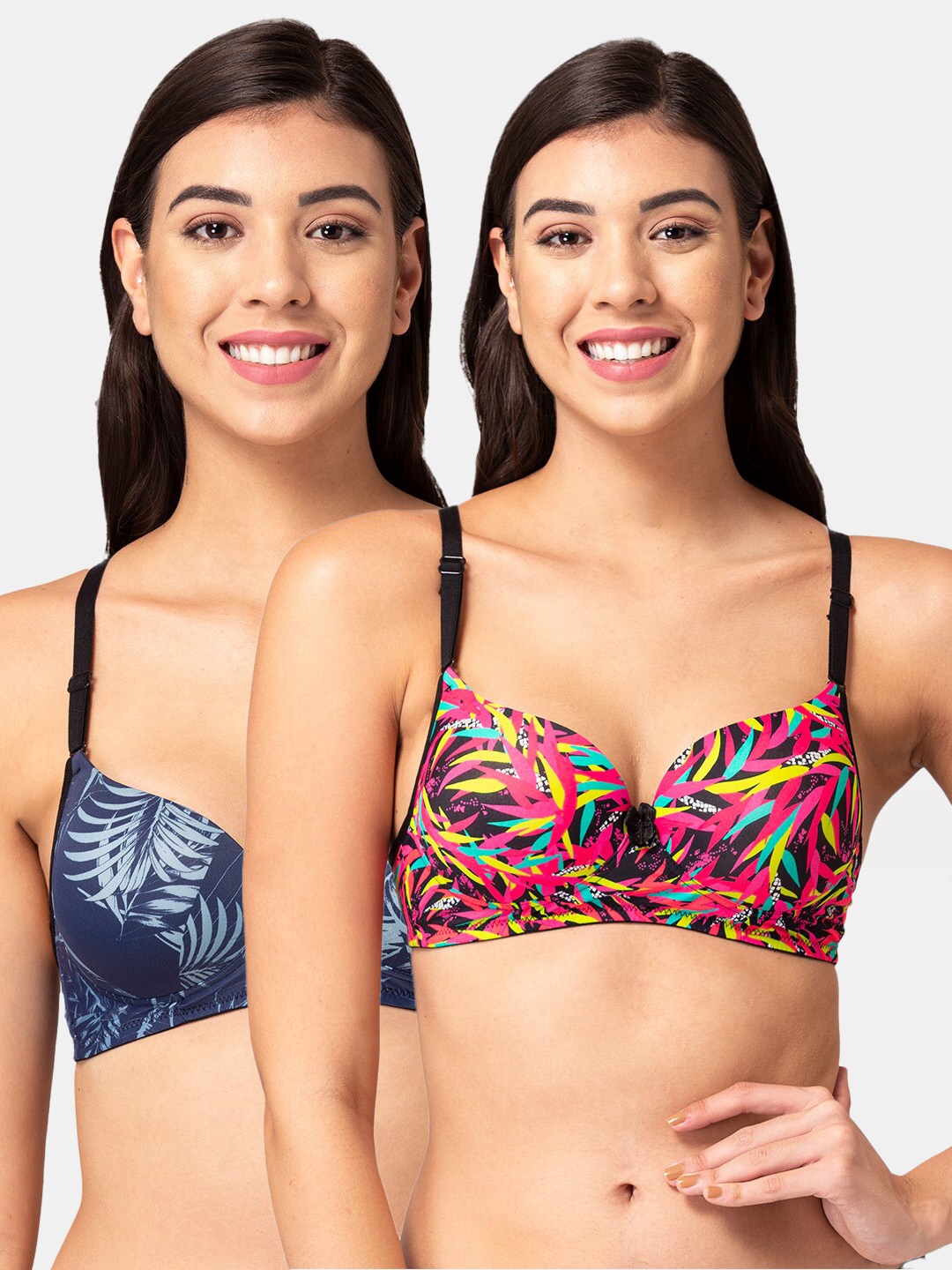 Tweens Blue & Pink Printed Heavily Padded Non-Wired Tshirt Bra Pack Of2 TW-15261-2PC-15263
Tweens Blue & Pink Printed Heavily Padded Non-Wired Tshirt Bra Pack Of2 TW-15261-2PC-15263