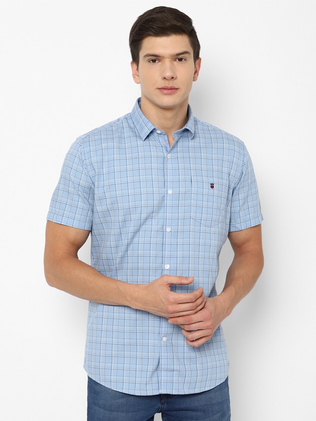 Louis Philippe Sport Men Blue Slim Fit Grid Tattersall Checked Pure Cotton Casual Shirt
Louis Philippe Sport Men Blue Slim Fit Grid Tattersall Checked Pure Cotton Casual Shirt