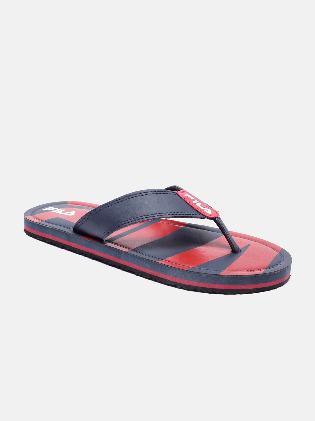 FILA Men Blue & Red Printed Thong Flip-Flops