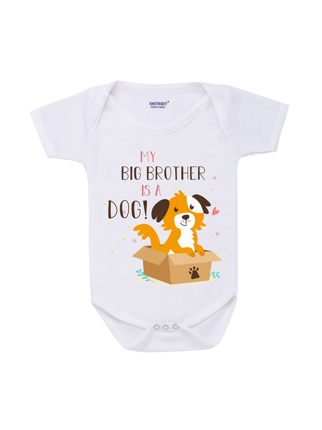 KNITROOT Unisex Kids White Printed Bodysuit
KNITROOT Unisex Kids White Printed Bodysuit