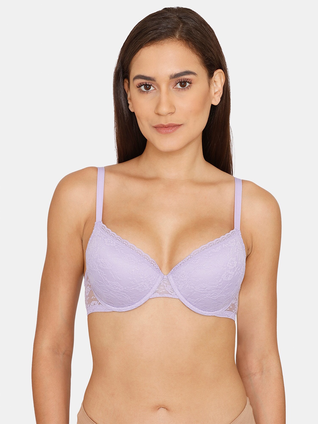 Rosaline by Zivame Lavender Floral Self Design T-shirt Bra - Underwired Lightly Padded
Rosaline by Zivame Lavender Floral Self Design T-shirt Bra - Underwired Lightly Padded