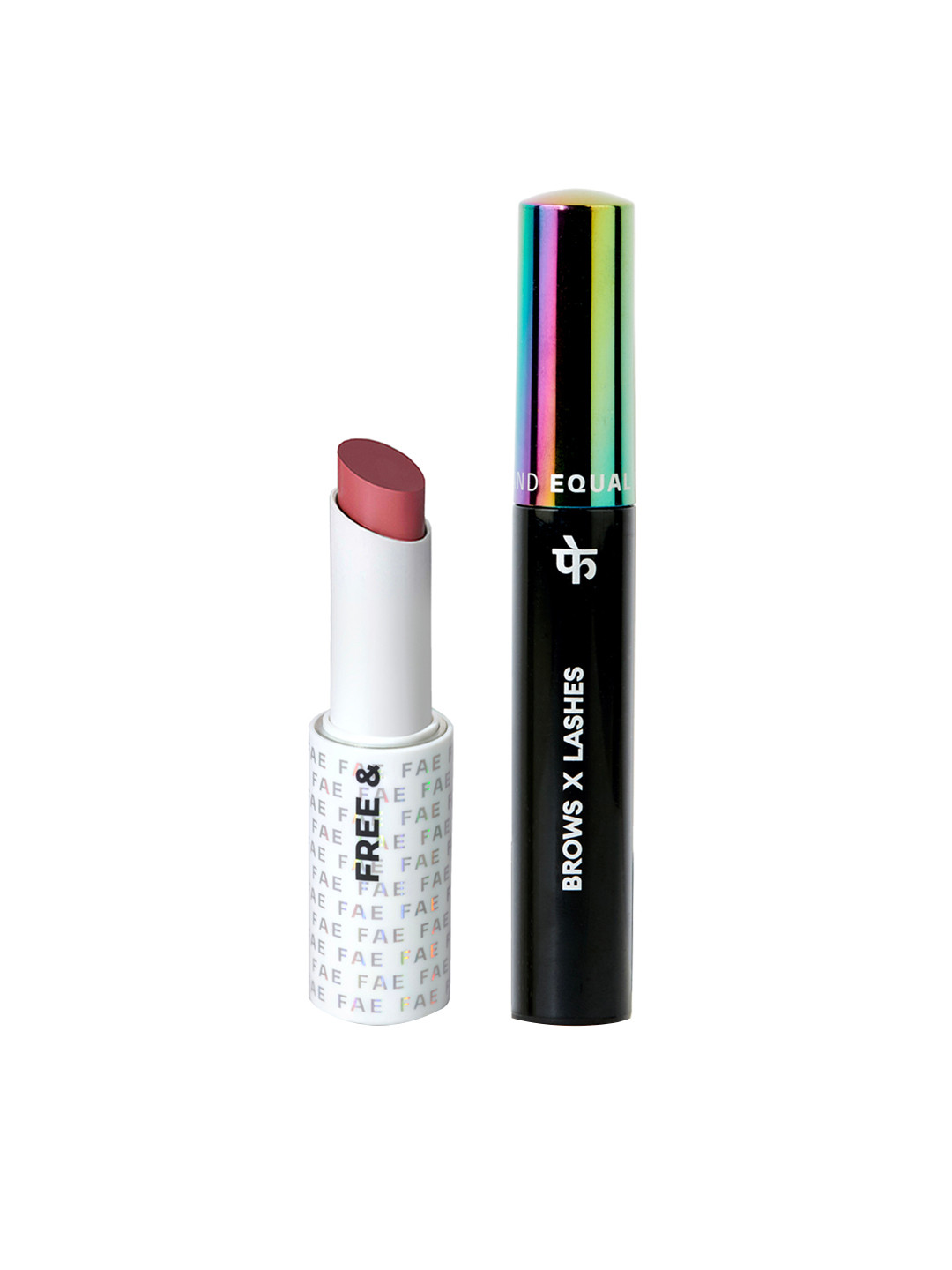 FAE BEAUTY Set of Brash Brows x Lashes - Jet Black & Buildable Matte Lipstick - Too Basic 
FAE BEAUTY Set of Brash Brows x Lashes - Jet Black & Buildable Matte Lipstick - Too Basic