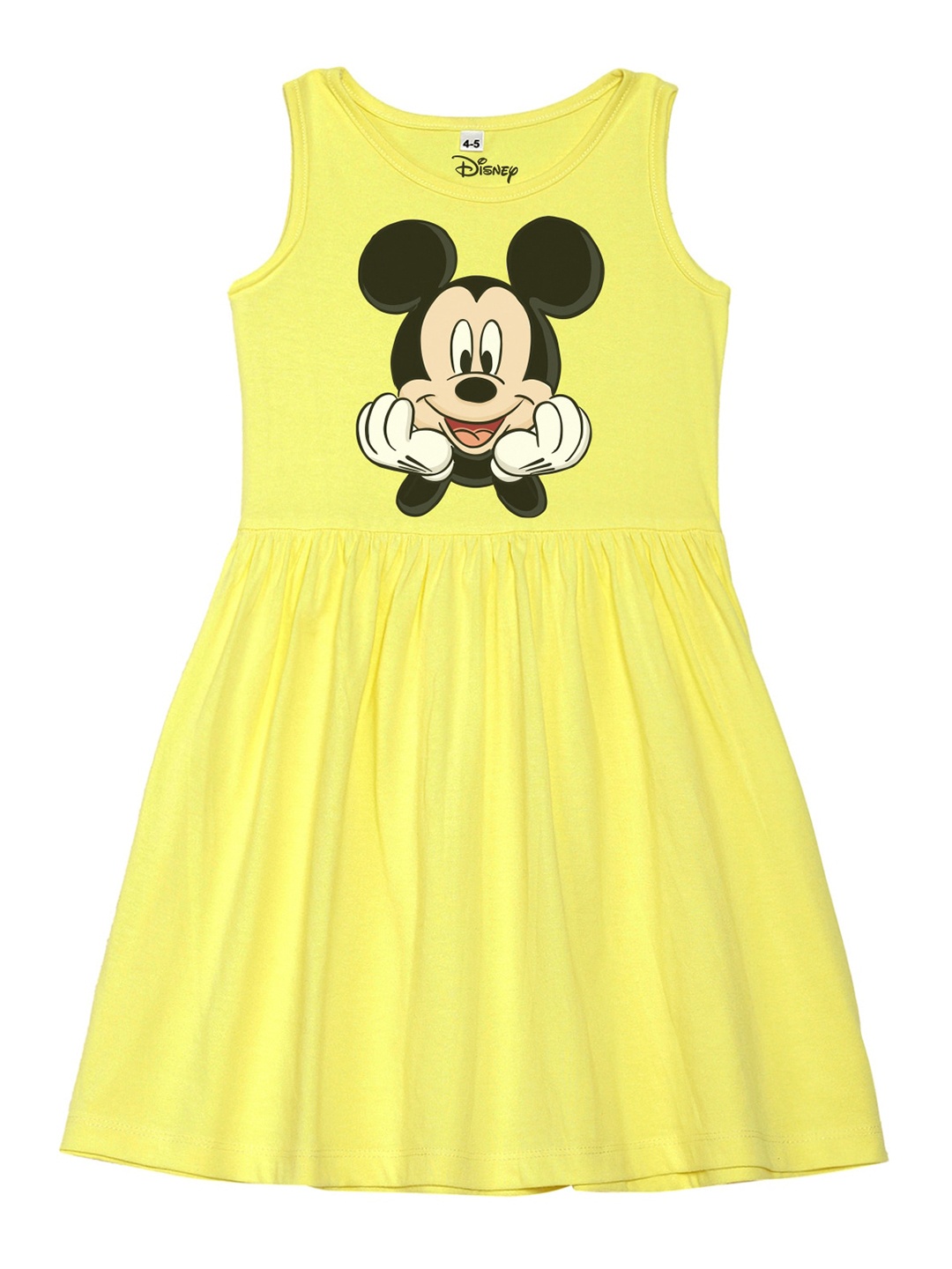 Disney by Wear Your Mind Girls Yellow Mickey Mouse Printed Pure Cotton Fit & Flare Dress
Disney by Wear Your Mind Girls Yellow Mickey Mouse Printed Pure Cotton Fit & Flare Dress