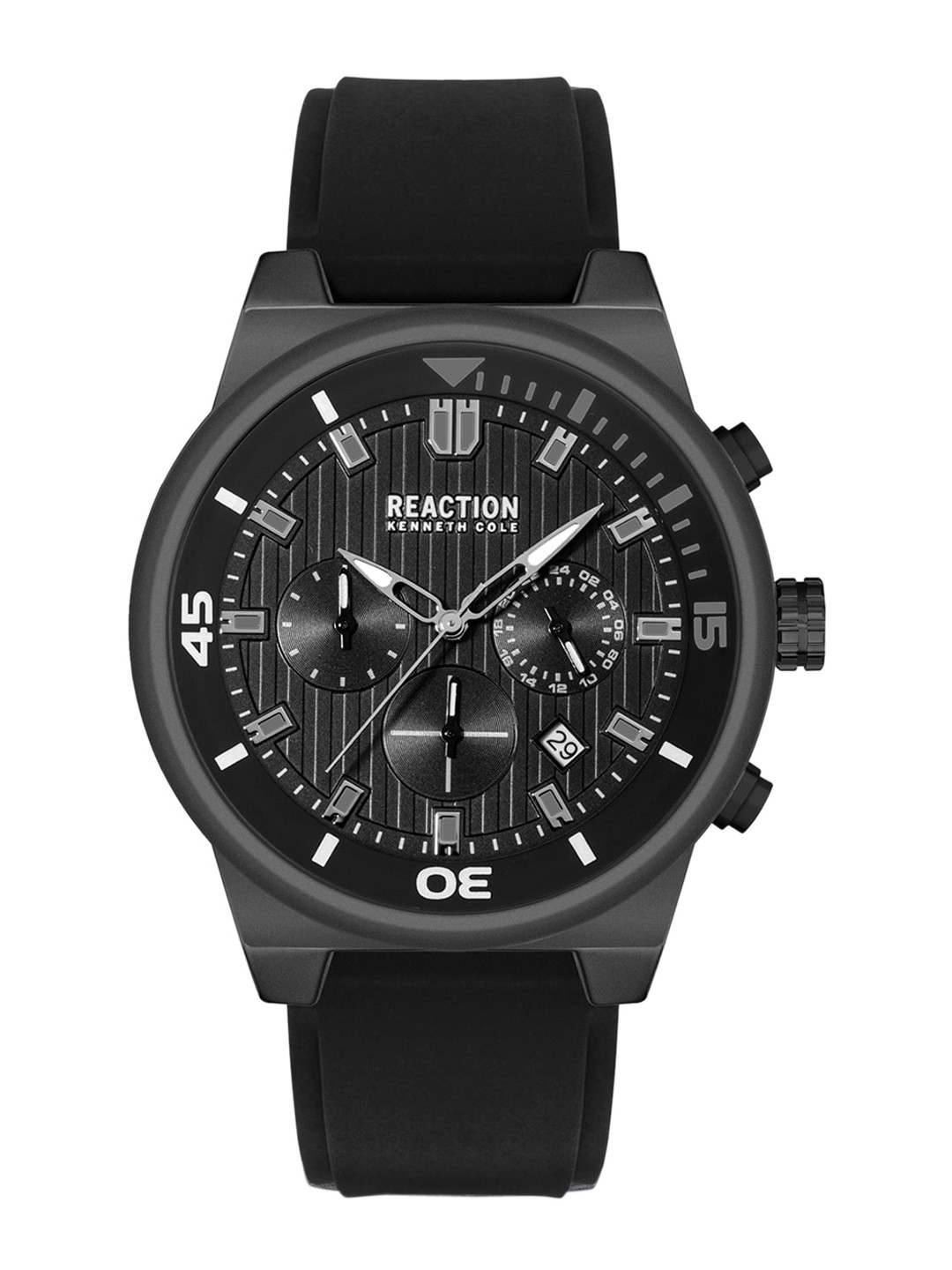 REACTION KENNETH COLE Men Black Dial & Black Straps Analogue Watch KRWGQ2192703
REACTION KENNETH COLE Men Black Dial & Black Straps Analogue Watch KRWGQ2192703