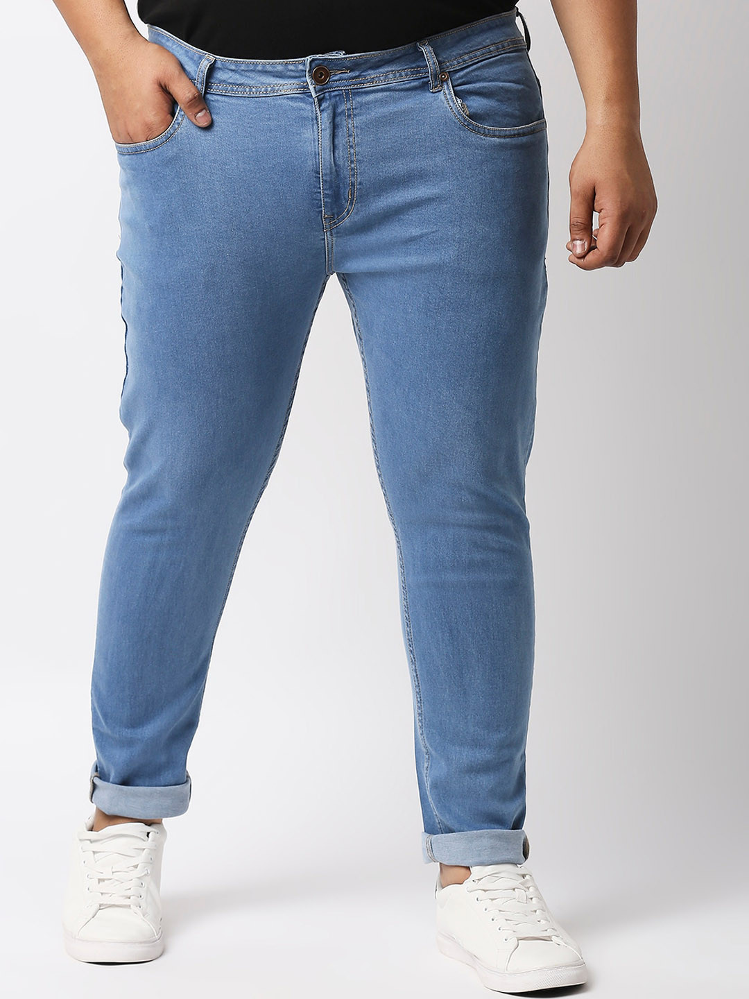 Freeform by High Star Men Plus Size Blue Slim Fit Stretchable Jeans 
Freeform by High Star Men Plus Size Blue Slim Fit Stretchable Jeans