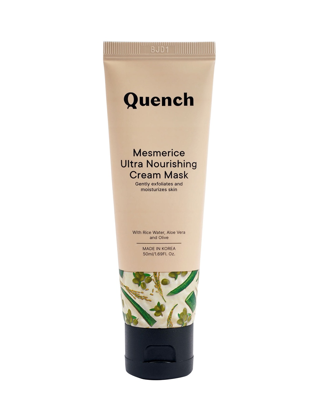 Quench Mesmerice Ultra Nourishing Cream Mask with Rice Water & Aloe Vera - 50 ml, Beige
Quench Mesmerice Ultra Nourishing Cream Mask with Rice Water & Aloe Vera - 50 ml, Beige