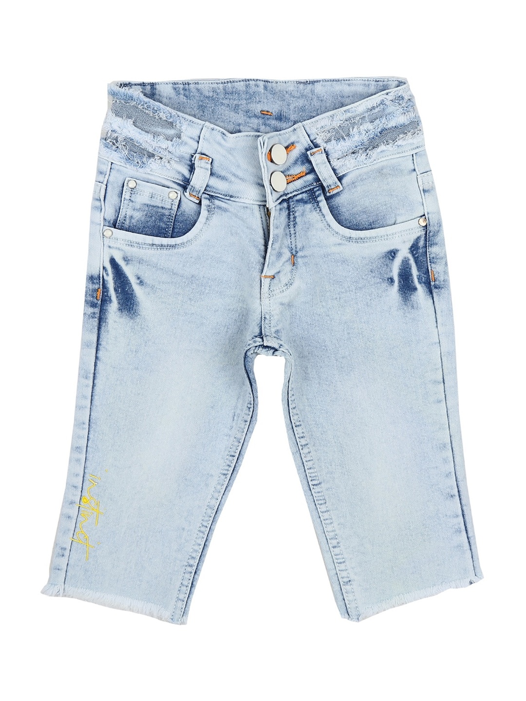 V-Mart Girls Blue Denim Shorts