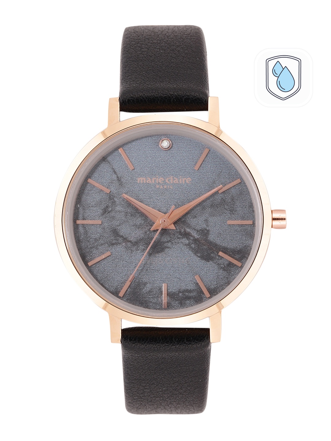 Marie Claire Women Charcoal Black Textured Dial & Leather Strap Analogue Watch MC22/025-D
Marie Claire Women Charcoal Black Textured Dial & Leather Strap Analogue Watch MC22/025-D