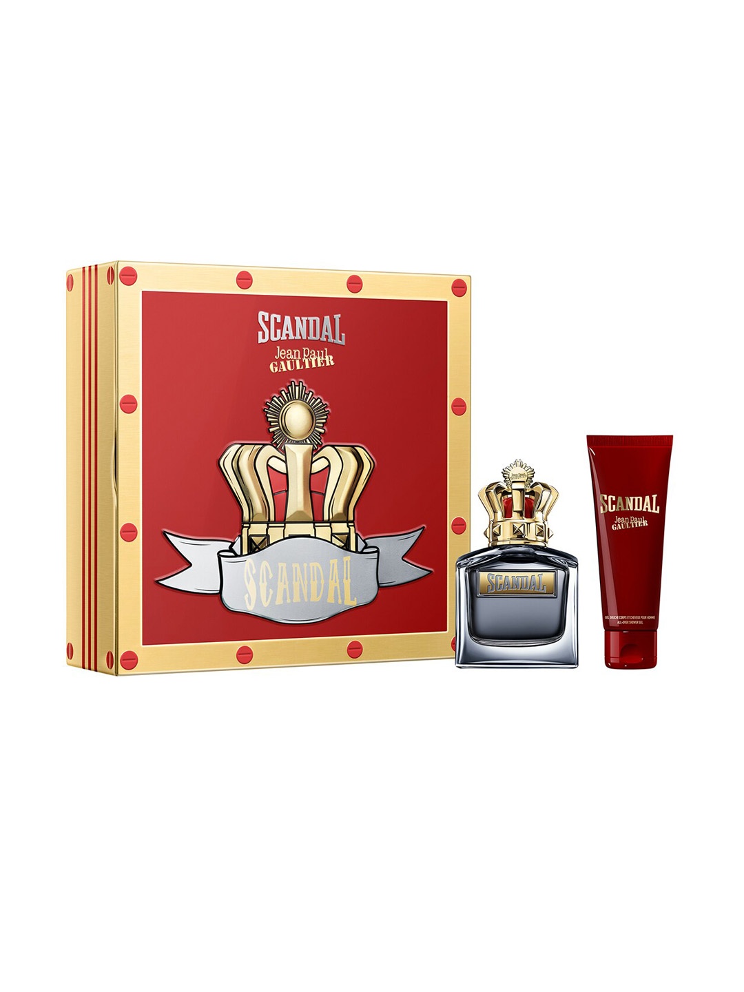 Jean Paul Gaultier Men Scandal Eau de Toilette 100 ML With Shower Gel 75 ML, Transparent
Jean Paul Gaultier Men Scandal Eau de Toilette 100 ML With Shower Gel 75 ML, Transparent