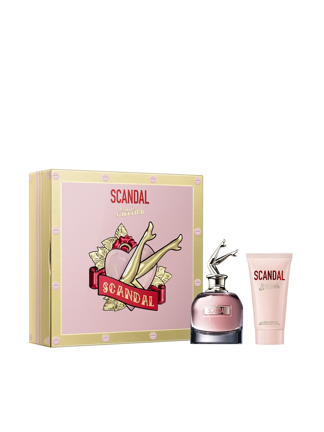 Jean Paul Gaultier Set of 2 Scandal Eau de Parfum - 80ml + Body Lotion - 75ml, Transparent
Jean Paul Gaultier Set of 2 Scandal Eau de Parfum - 80ml + Body Lotion - 75ml, Transparent