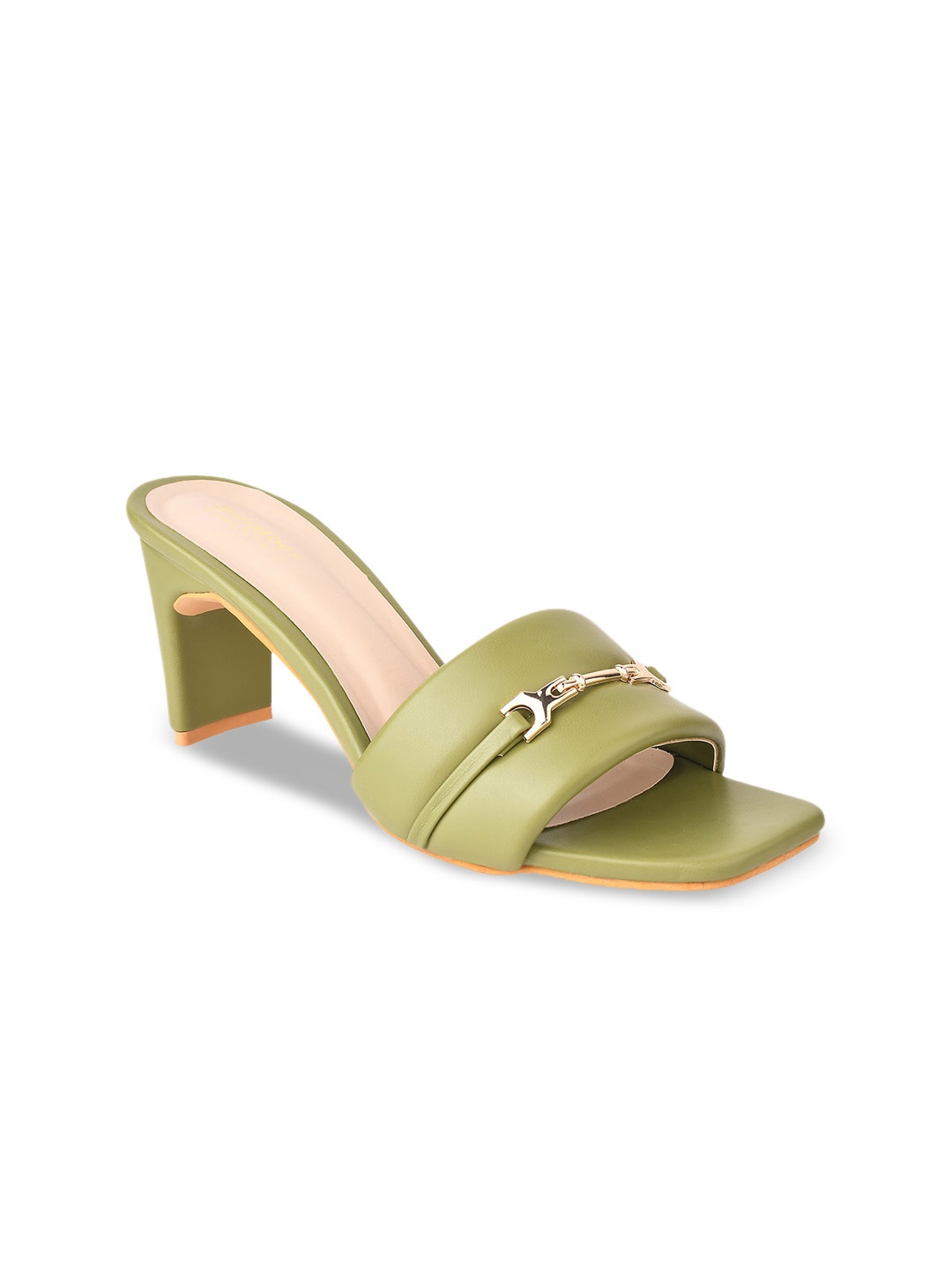 Stelatoes Green Block Heels