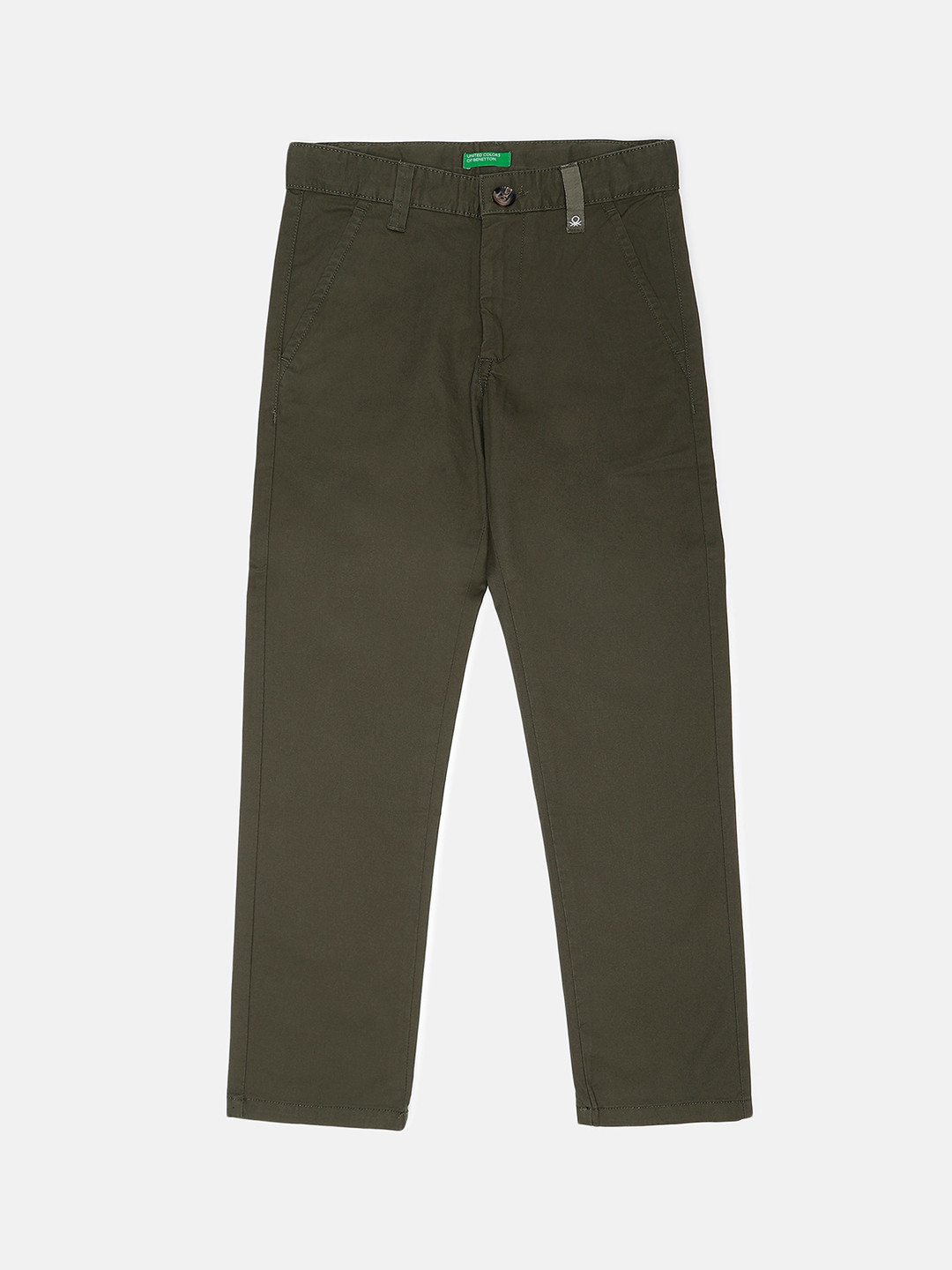 United Colors of Benetton Boys Olive Green Slim Fit Trousers
United Colors of Benetton Boys Olive Green Slim Fit Trousers
