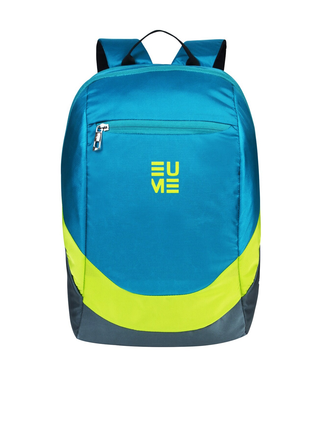 EUME Teal & Green Colourblocked Backpack