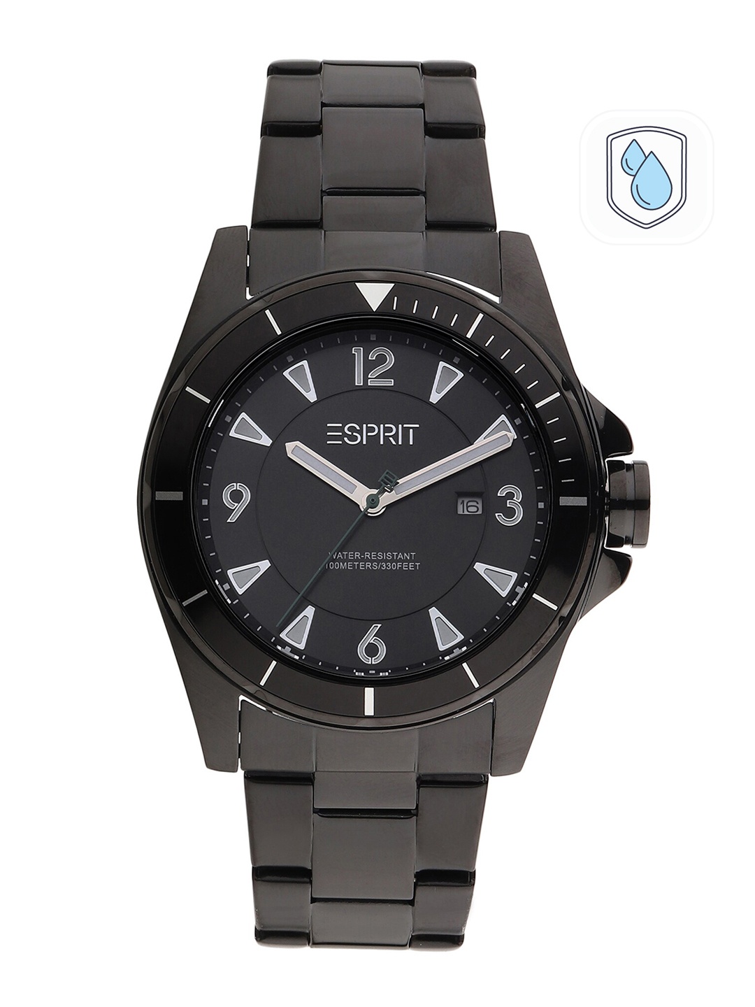 ESPRIT Women Black Stainless Steel Bracelet Style Straps Analogue Watch ES1G322M0075
ESPRIT Women Black Stainless Steel Bracelet Style Straps Analogue Watch ES1G322M0075