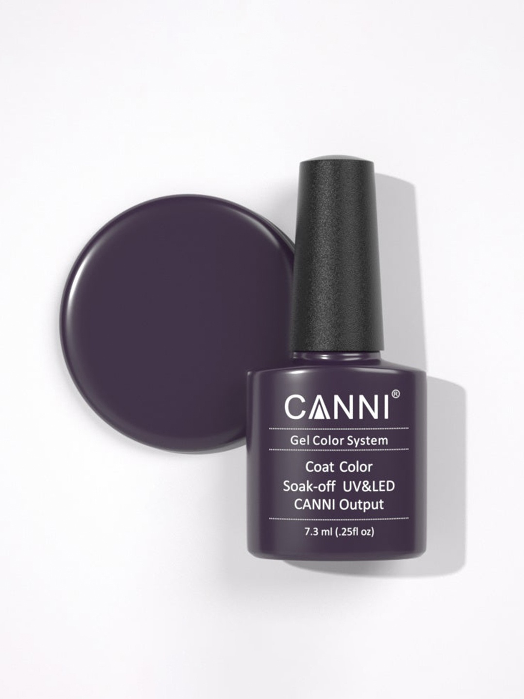 CANNI Gel Color System Coat Color Soak-Off UV & LED Nail Polish 7.3 ml-Black Rose 170, Purple
CANNI Gel Color System Coat Color Soak-Off UV & LED Nail Polish 7.3 ml-Black Rose 170, Purple